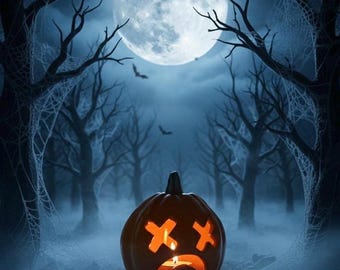 Handmade Ceramic Halloween Pumpkin Tealight - Jack O'Lantern Decor