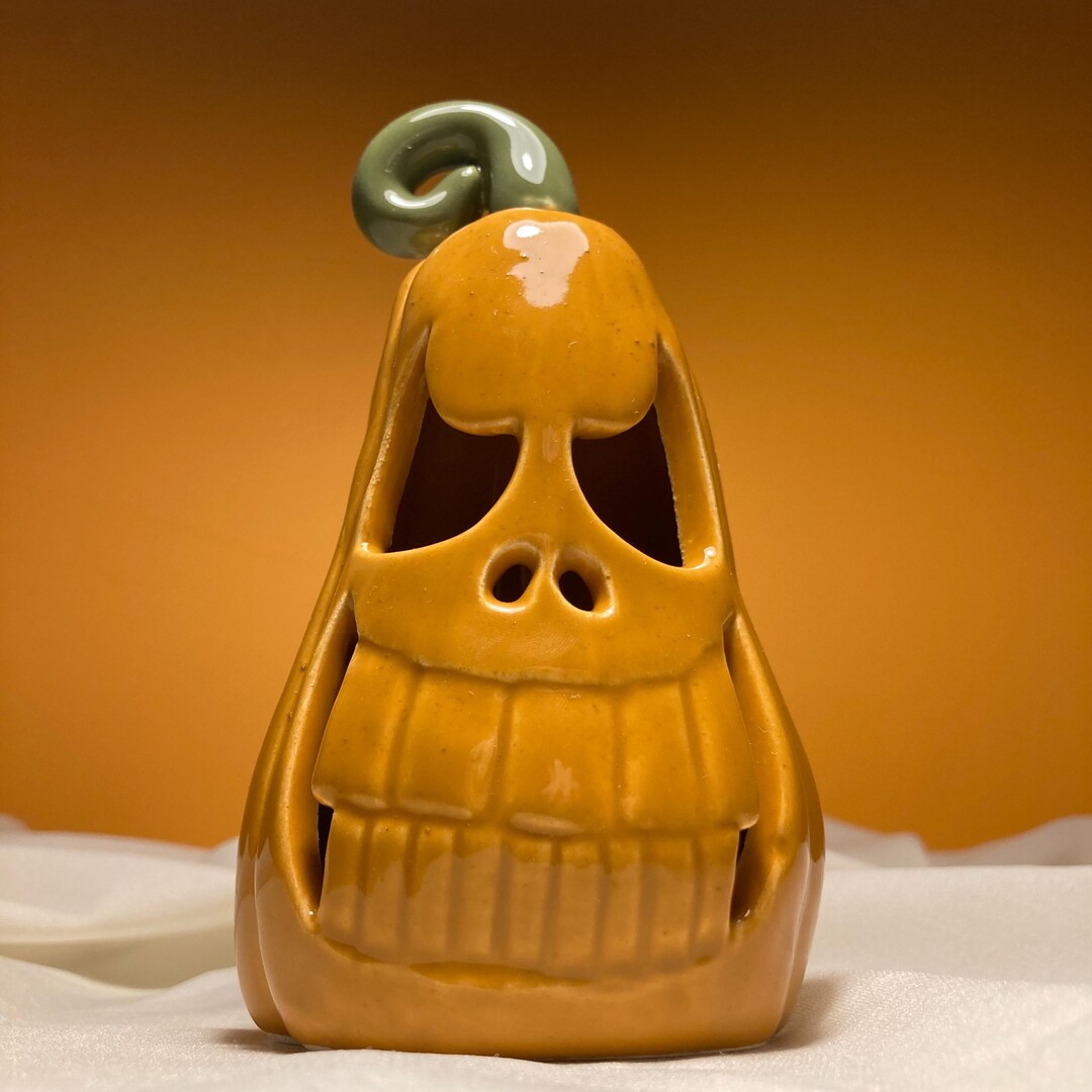 Handmade Ceramic Jack O'lantern Tealight - Halloween Pumpkin Decor - Etsy