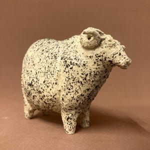 Handmade Ceramic Ram Sculpture - Ceramic Figurine - Ceramic Ram Statue - Handmade Ceramic Ram - Handmade Ceramic Ram Figurines