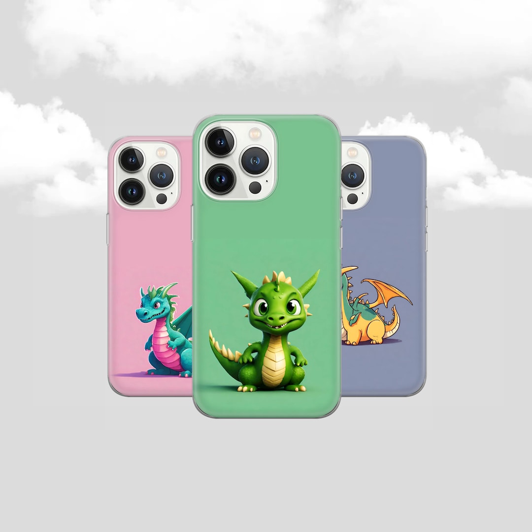 Dragon Print Phone Case In Silicone For IPhone 11 - Foto 6