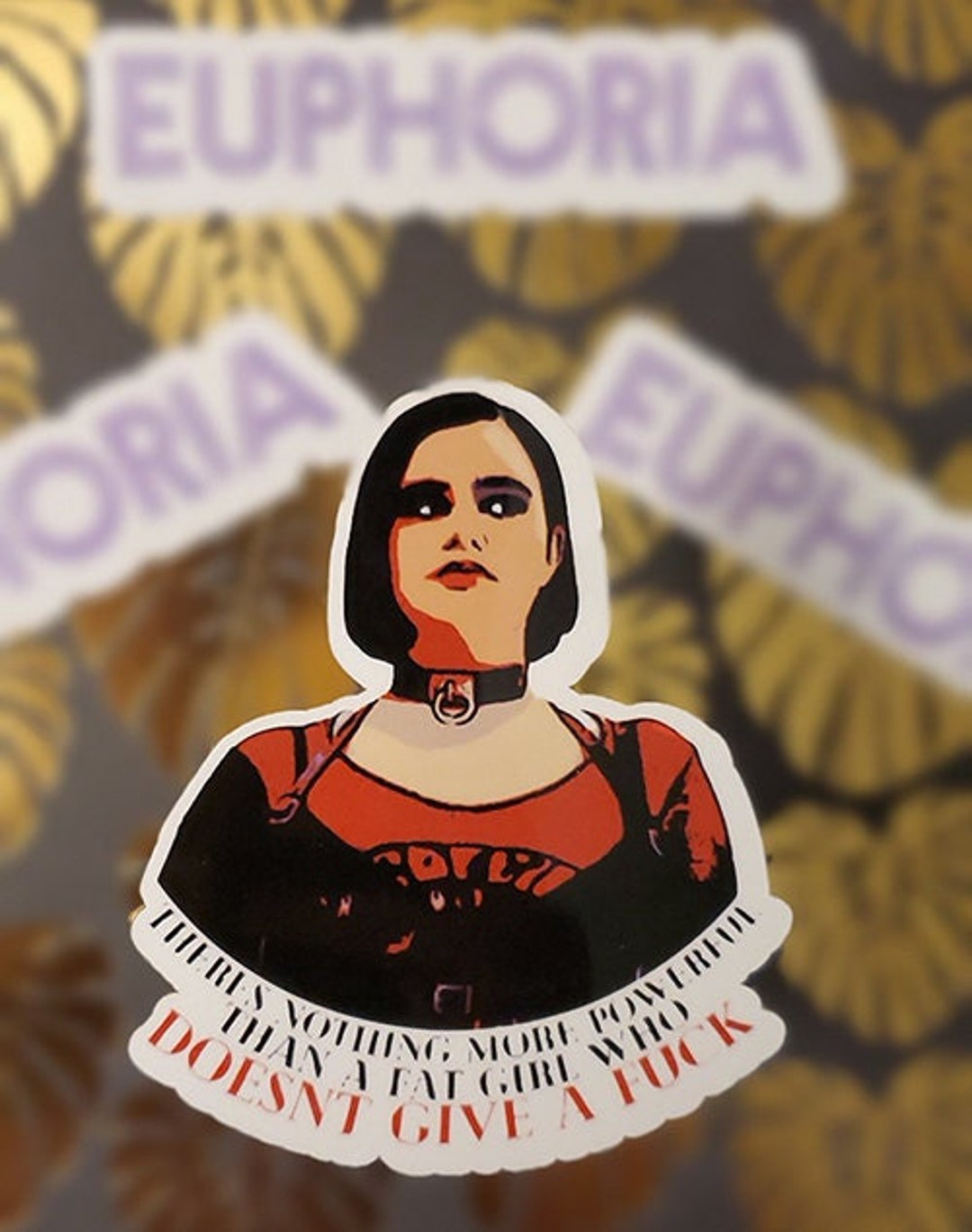 Euphoria HBO Sticker, Kat Sticker, Body Positivity - Etsy
