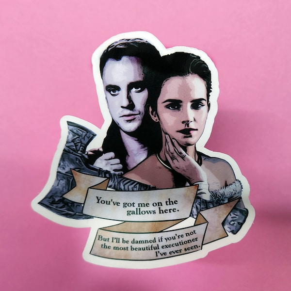 Dramione, Draco Malfoy, Hermione Granger, Wait and Hope, Booktok Sticker