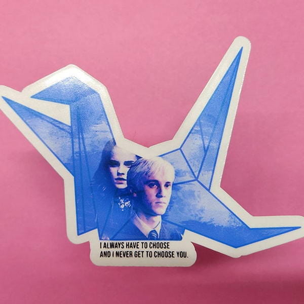 Dramione, Draco Malfoy, Hermione Granger, Manacled, Fanfiction Sticker, For Laptop