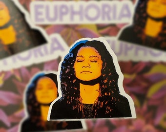 Euphoria HBO Sticker, Rue Bennett Sticker, Euphoria Party