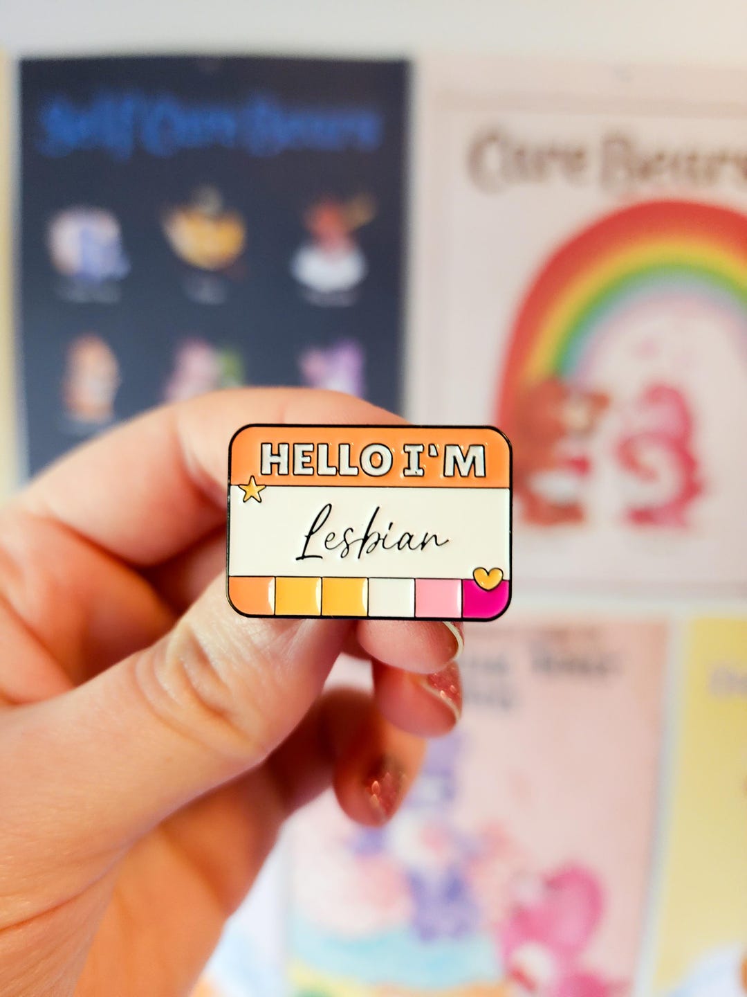 Lesbian Enamel Pin, LGBTQIA Pin, Pride Pin - Etsy