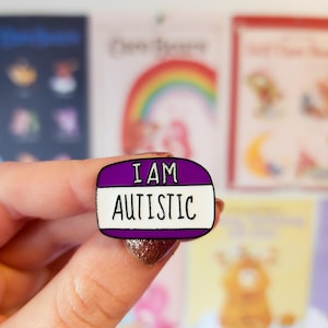 I am Autistic Enamel Pin, Neurodivergent Pin