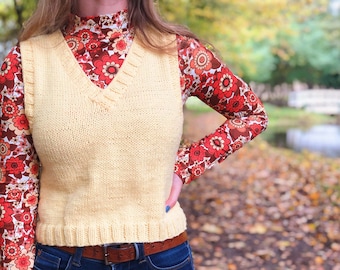 Sleeveless Wool Sweater Vest Women Vintage Italy Knitted Sleeveless Wool Sweater Vest Women Vintage Italy Knitted