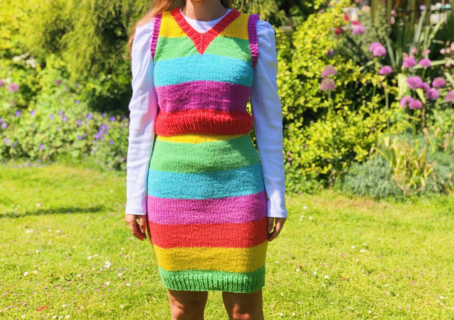 Knitted Skirt Pattern Knit Skirt Pattern Easy Knitted Skirt Etsy