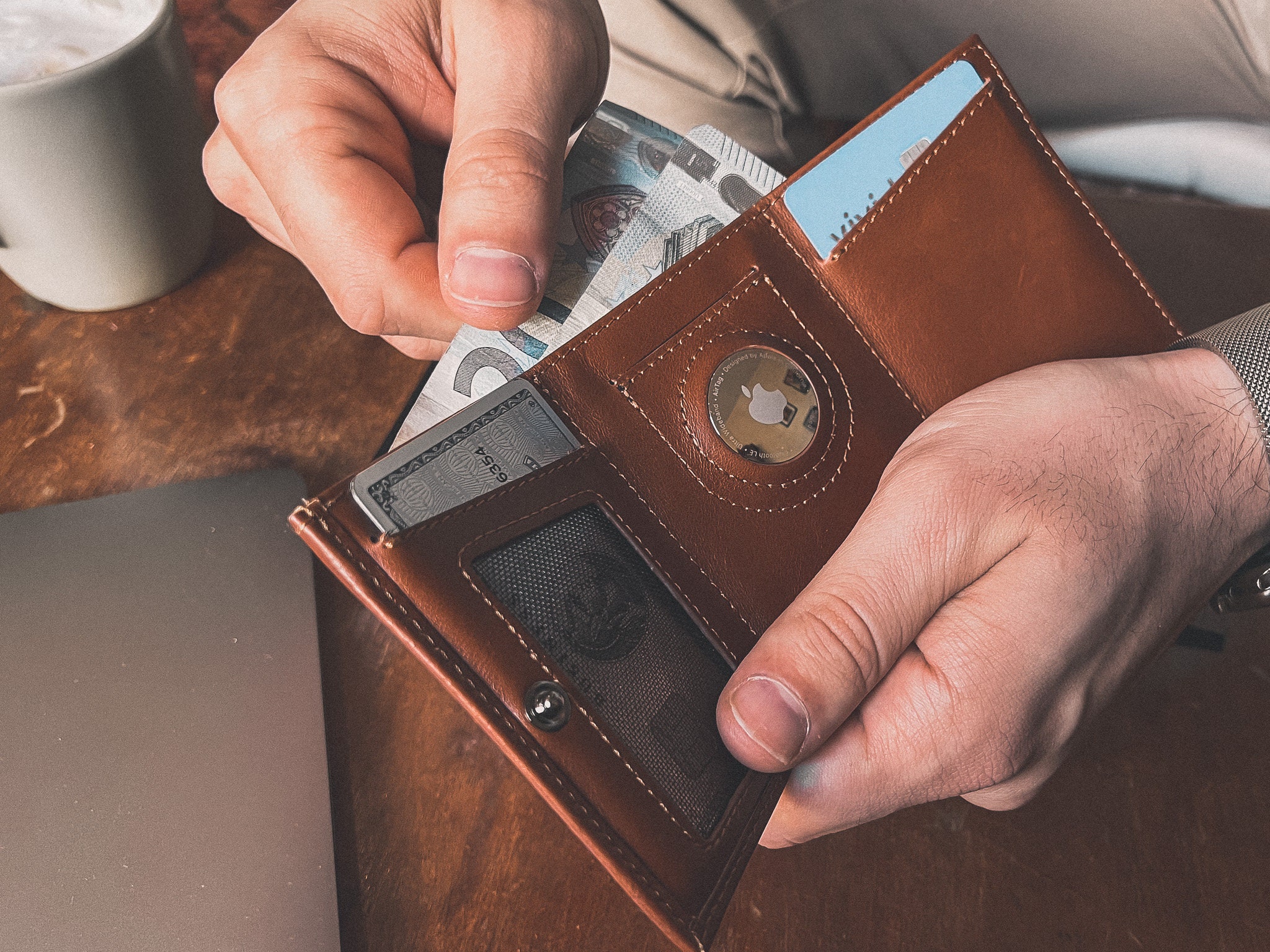 Rfid Schutz Geldbeutel Herren Wildleder Larry