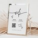Wifi Sign - Wifi QR Code Sign - Retro Wifi Password Sign - Editable Wifi Password Sign Template ...