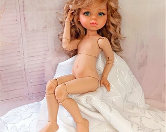 BJD articulated body for Paola Reina doll. Living super mobile body with toning, manicure and pedicure. Paola Reina OOAK