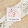 Baptismal Necklace Guardian Angel Necklace – Baptism Gift for Baptism & Communion Jewelry with Engraving – for Girls Boys – Stainless Steel Chain