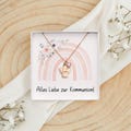 Personalized necklace for First Communion, guardian angel
