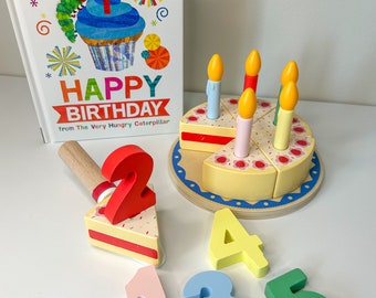 Kids Birthday Box - Montessori Birthday Gift - Birthday Story Gift - Birthday Cake - Christmas Gift - Birthday Sensory