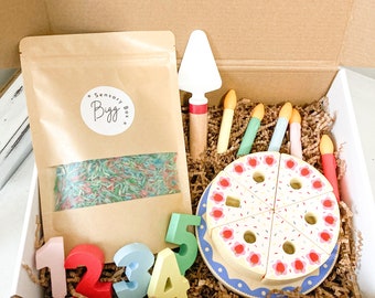 Kids Birthday Sensory Box - Montessori Birthday Gift - Kids Birthday Gift - Toddler Birthday Gift - Christmas Gift - Birthday Sensory Bin