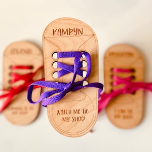 Shoe Tie Practice, Learn to Tie My Shoe, Personalized Shoe Tying