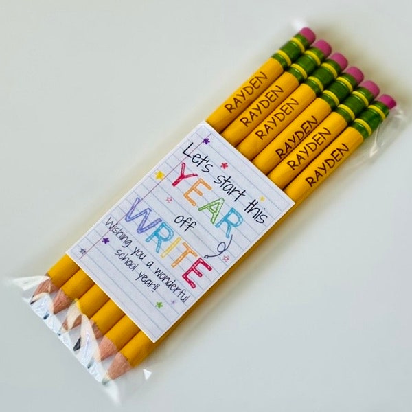 Personalized My First Ticonderoga Pencils, Kindergarten Gift, Pre-K Gift, Back to School  Pencils, Jumbo Pencils