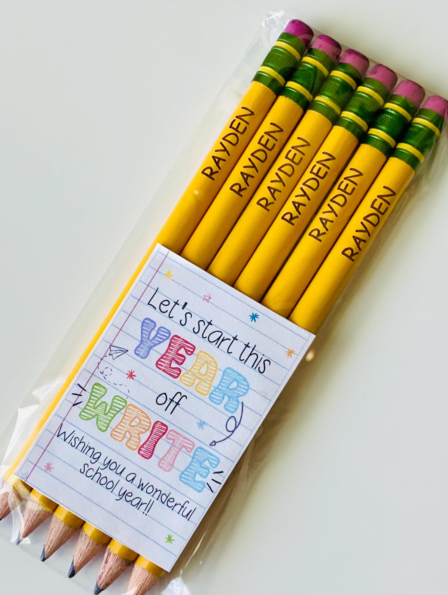 Personalized My First Ticonderoga Pencils, Kindergarten Gift, Pre-K Gift, Back to School  Pencils, Jumbo Pencils