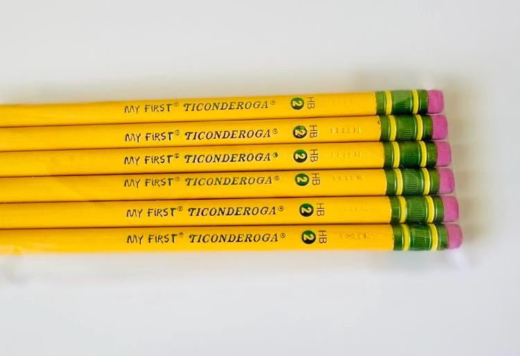 Personalized My First Ticonderoga Pencils, Kindergarten Gift, Pre-K Gift, Back to School  Pencils, Jumbo Pencils