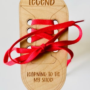 Shoe Tie Practice, Learn to Tie My Shoe, Personalized Shoe Tying