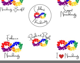 Pakiet Autyzmu | Autyzm PNG | Neuroróżnorodność | Pakiet Autyzmu PNG | Neuroodmienności | Mama Autyzmu | Akceptacja Autyzmu | Cyfrowy Autyzm