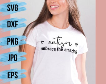 Autyzm SVG | Świadomość autyzmu | Autyzm PNG | Koszulka autyzmu | Mama autyzmu SVG | Akceptacja autyzmu | Cyfrowy autyzm | Autyzm na koszulki