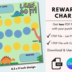 Reward Chart, Behavior Chart, Kids Reward Chart, Printable Reward Chart, Reward Chart Download, Reward Chart for Kids, Toddler Reward Chart