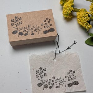 Hydrangea flower stamp