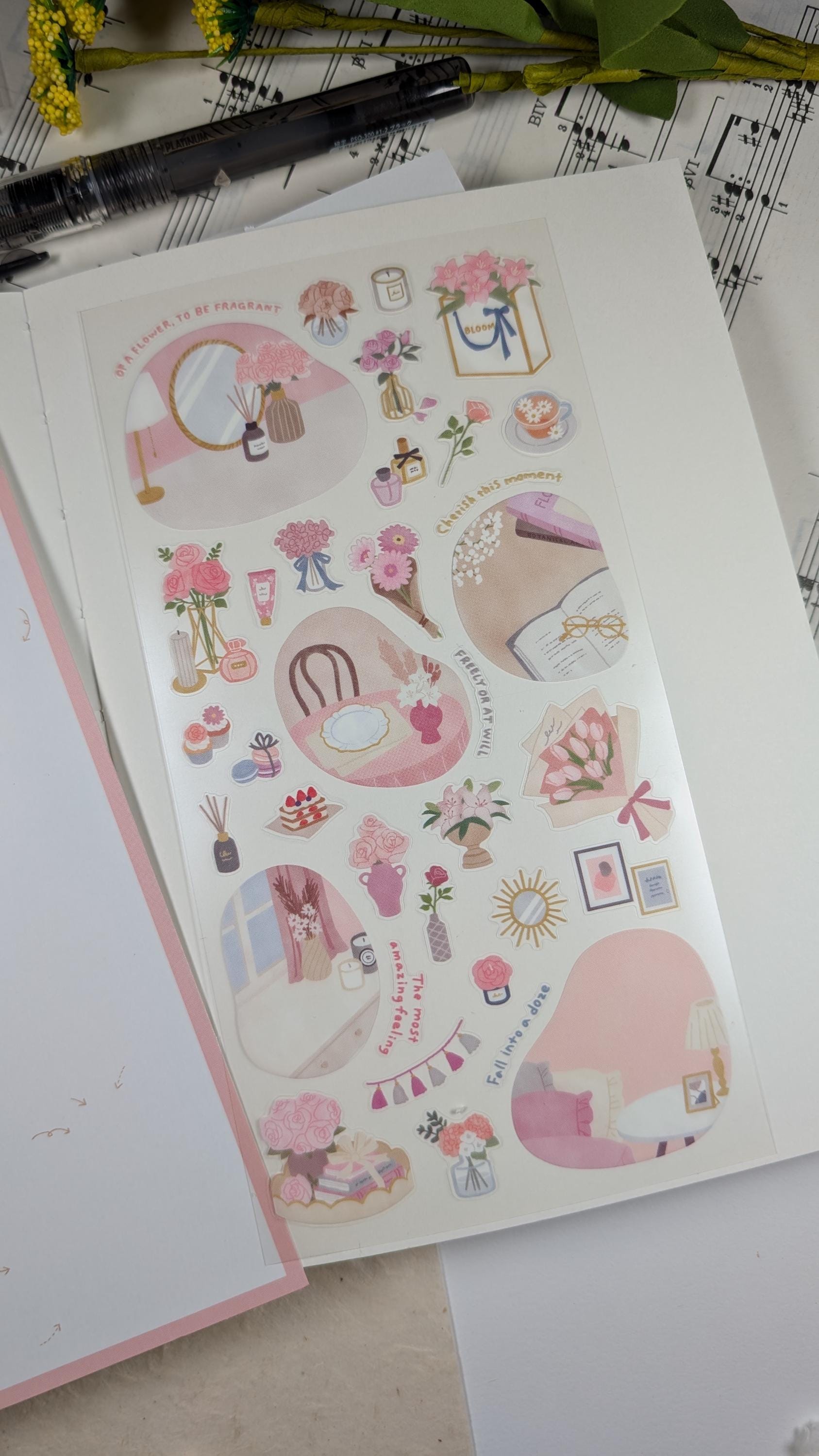 Mindwave Room Stickers: Transparent Planner Stickers for Journaling - Etsy
