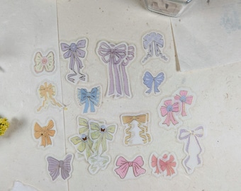 BGM Foil Ribbon Sticker Flakes: Planner Journal Stickers (45 Pieces)
