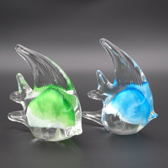 Leonardo Mare 059057 Décoration flottante en verre pour aquarium Jaune 5,6 x 5,6 x 1,5 cm (H x l x P