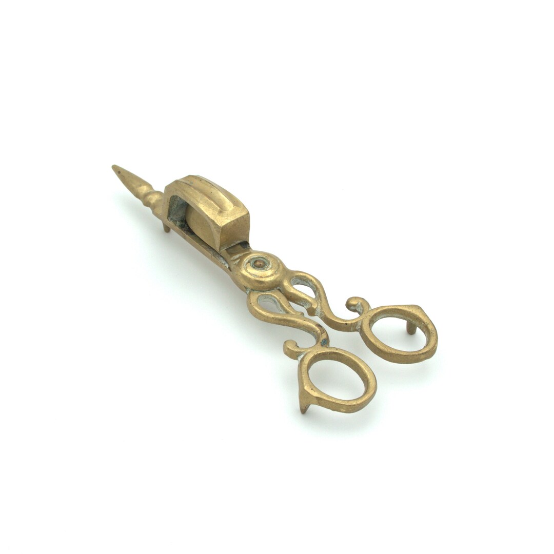 Vintage Candle Wick Trimmer Brass Candle Scissors candle Trimmer