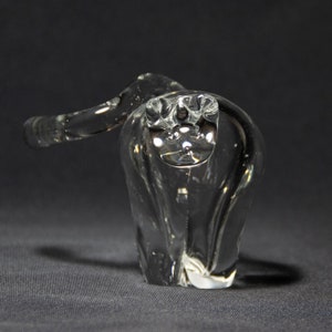 SCANCRYSTAL Estland -Estonia seit 1796 | Crystal Cat Briefbeschwerer | Vintage Kristall Katze | SCANCRYSTAL | Kristallkunst | Künstlerischer Briefbeschwerer