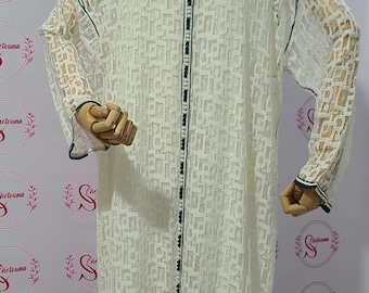 caftan djellaba traditionnelle Marocaine et fait main djellaba unique en genre et en nombre