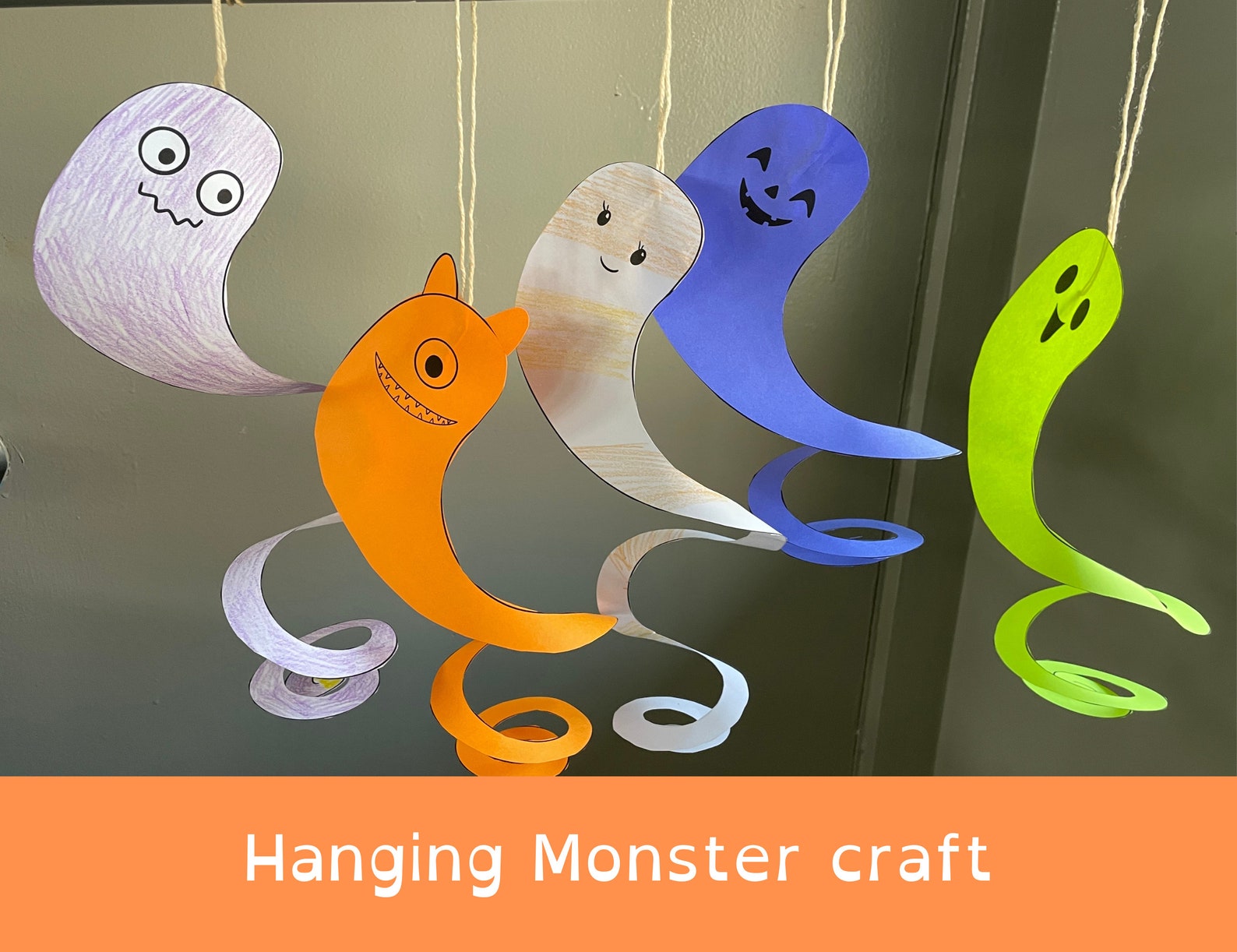 Halloween Kids Activity Bundle, Printable Craft Template - Etsy