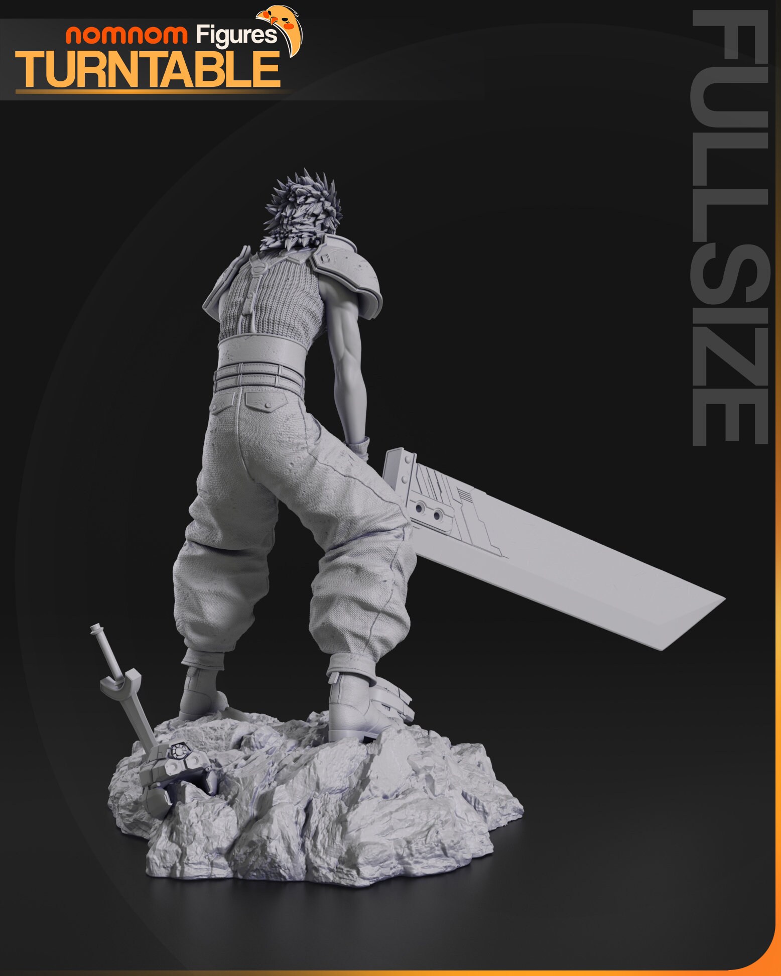 FINAL FANTASY VII Figurine Zack Fair Bring Arts Square Enix