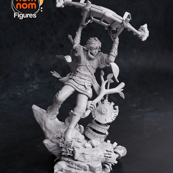 Link Tears of the Kingdom - Tabletop Miniatures for Gaming or Painting, by Nom-Nom Figures