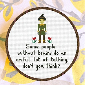 Cross Stitch Pattern Scarecrow from Wizard of Oz Instant Download PDF Counted Chart
