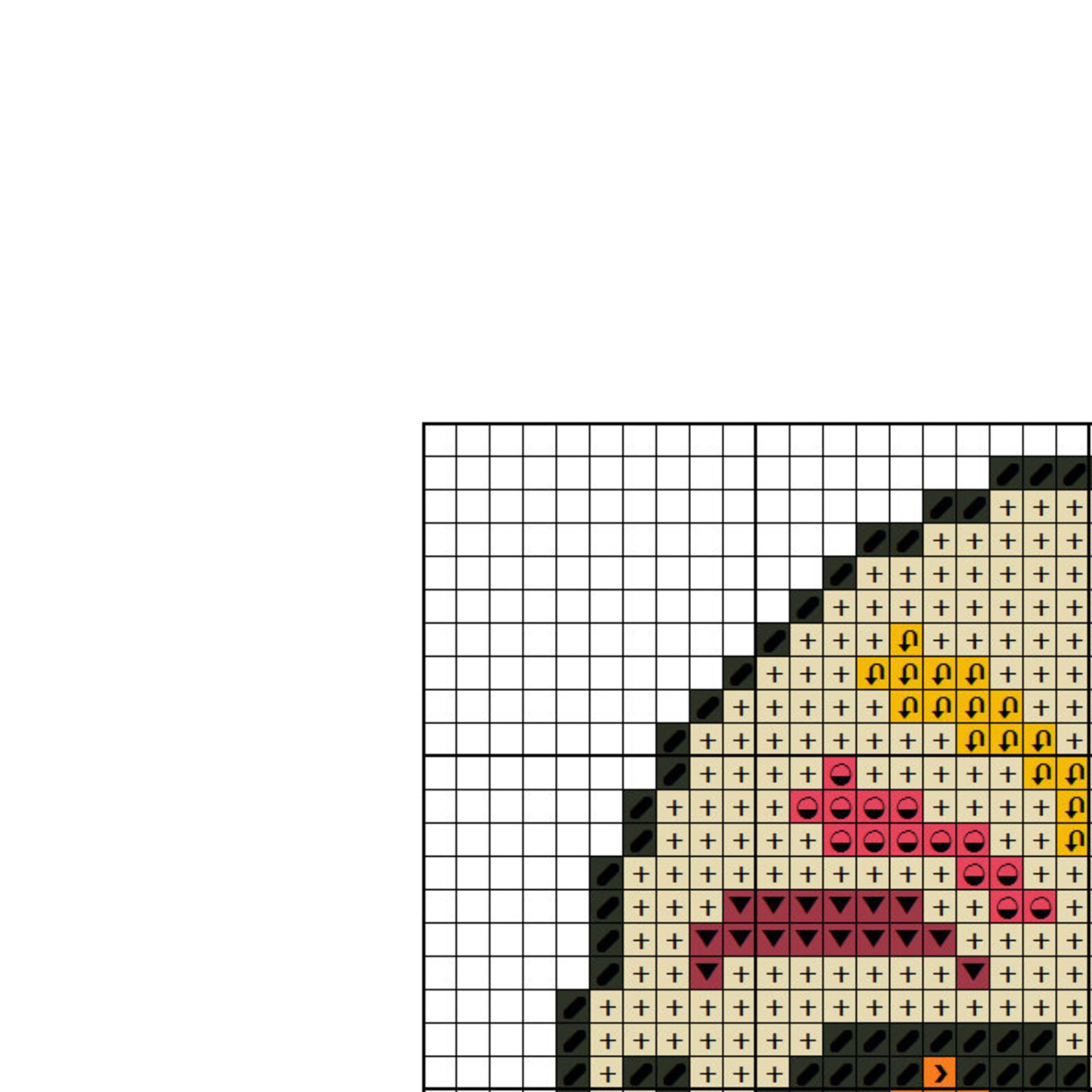 Cross Stitch Pattern Sugar Skull Instant Download PDF Counted Chart - Etsy