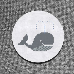 Cross Stitch Pattern Whale Instant Download PDF Counted Chart