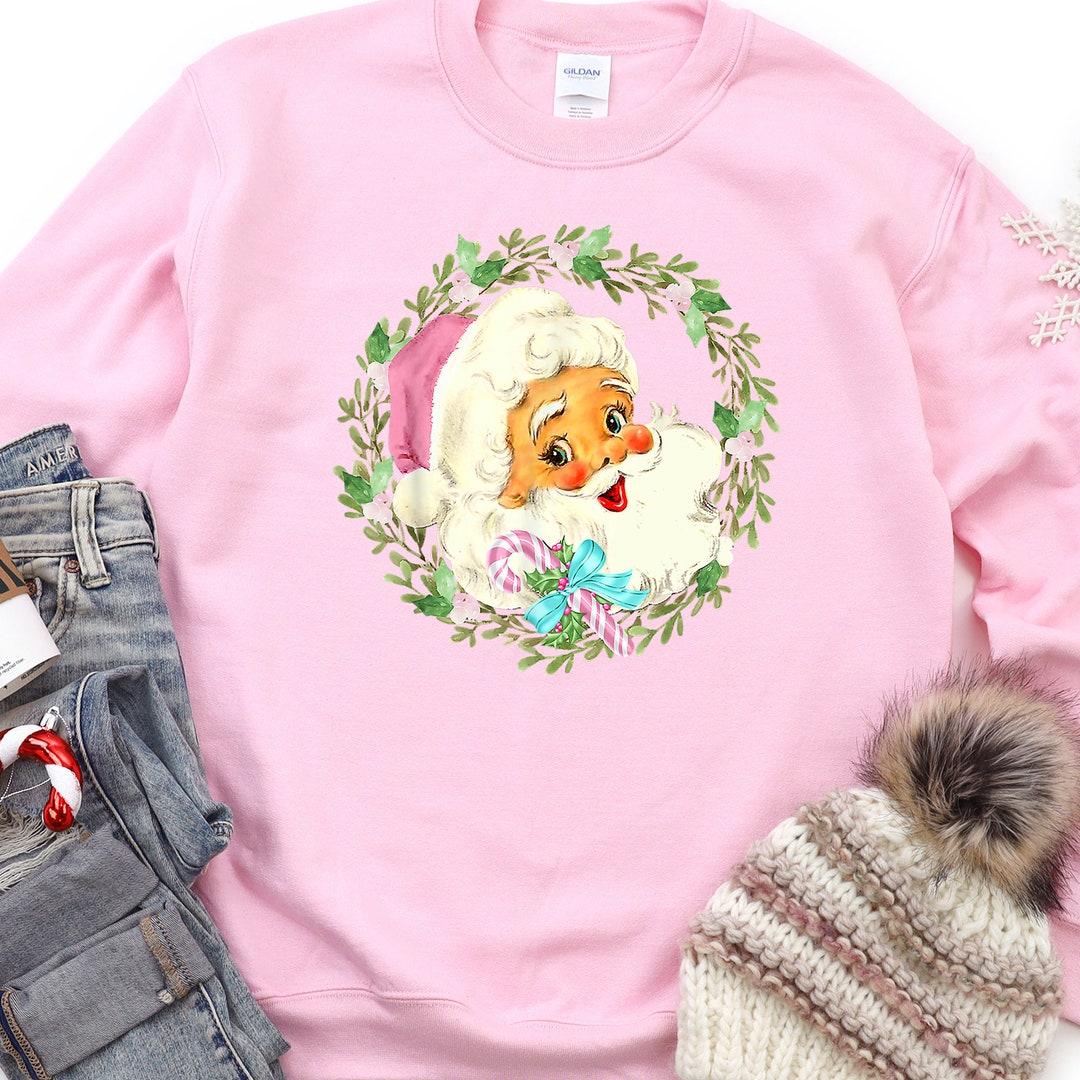 Santa Sweater-Blush main image 1