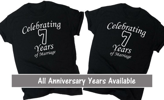 7th Wedding Anniversary Gift - 7 Years Of Marriage Shirt 7th Wedding Anniversary Gift - 7 Years Of Marriage Shirt