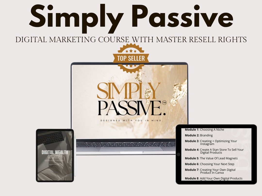 Digital Marketing Course for Beginners With MRR Master Resell Rights ...