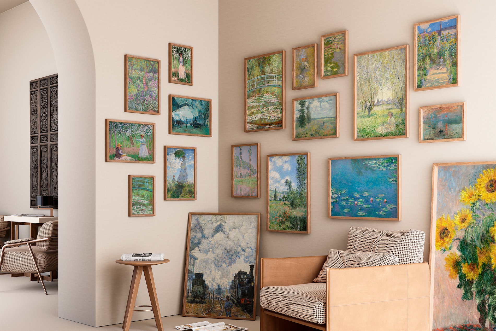 1000 Printable Vintage Art Prints for Home Decor Eclectic Gallery Set