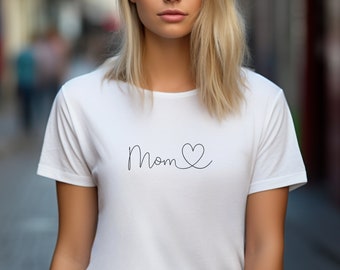 Mama TShirt - Mom Shirt – Geschenk Mama – Mom TShirt – Mama Geschenk Geburtstag, Geburt, Weihnachten – Mom to Be – Muttertagsgeschenk