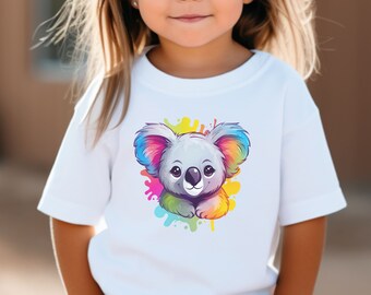 T-Shirt Mädchen Koala – Koala Shirt - Geschenk Mädchen - T-Shirt Geburtstag Mädchen –– Koala Geschenk