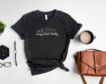 Crazy Plant Lady Shirt, Crazy Plant Lady T-Shirt, Plant Lady Shirt, Plant Lady Shirt, Geschenk für Pflanzendame, Pflanzen Shirt, Pflanze Shirt