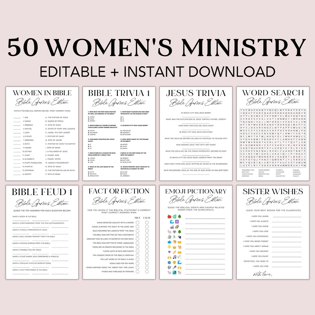 editable-womens-ministry-games-bundle-women-ministry-bingo-bible