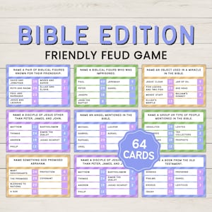 Bijbelvriendelijke vete, Bijbelspellen, Kerkfamilievete, Bijbelfamilievete, Bijbelstudiespellen, Vrouwenbediening