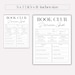 Editable Book Club Discussion Guide, Book Review Guide, Book Club ...